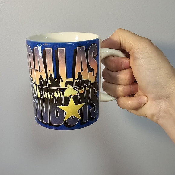 Vintage 1995 NFL Dallas Cowboys Ceramic Coffee Mug - Picture 6 of 10